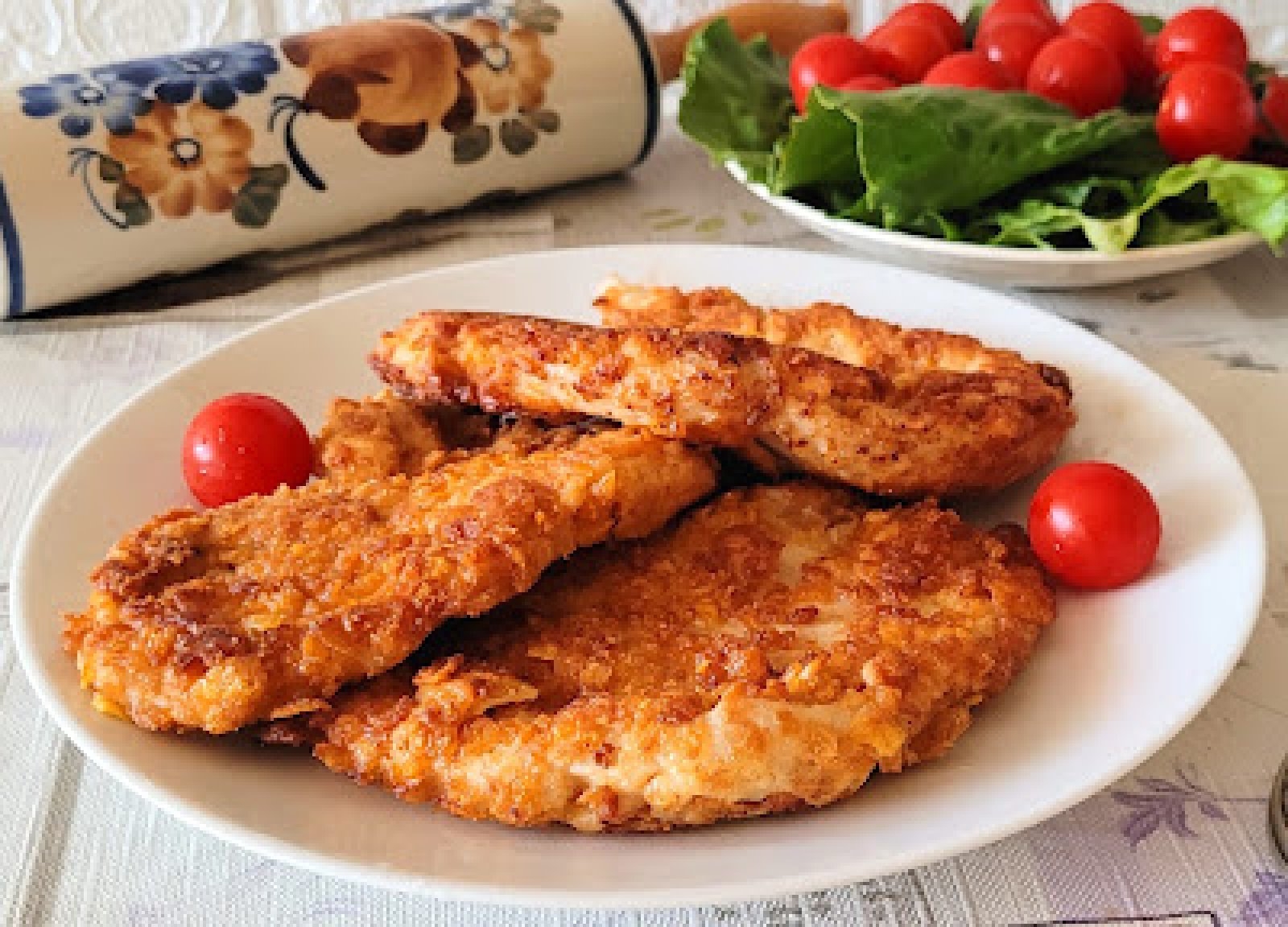 Sznycle drobiowe w serowej panierce