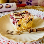 Sernik babuni z wiśniami