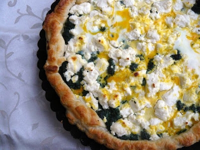 Quiche ze szpinakiem i serem feta