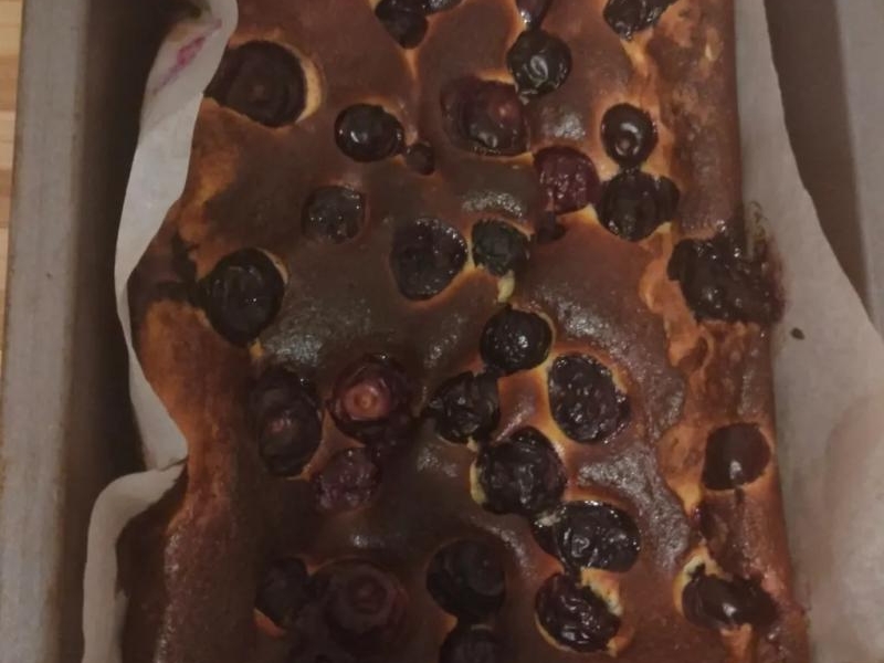 Szybki skyrnik z jagodami