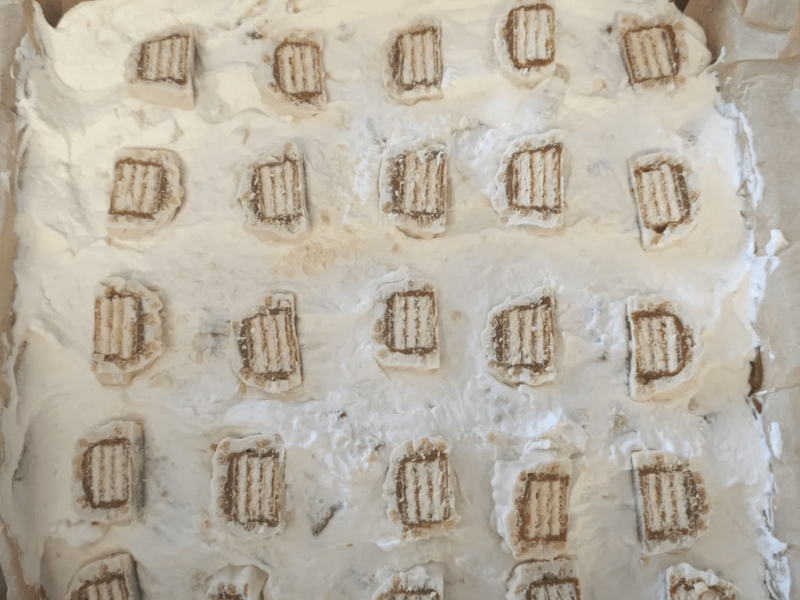 Przepis na ciasto biały  lion bez pieczenia