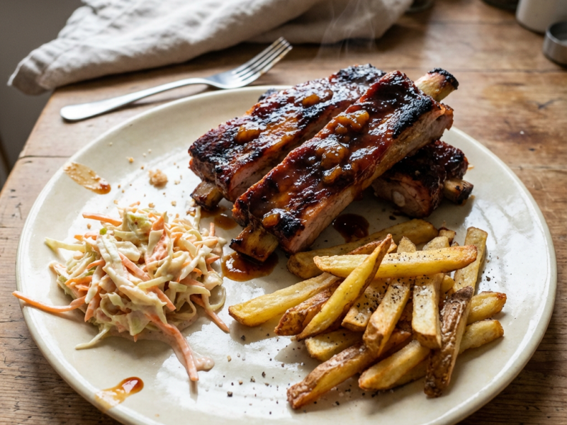 Przepis na żeberka w miodzie i keczupie