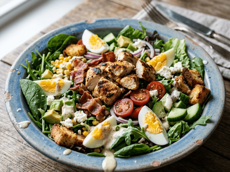 Przepis na sałatkę królewską „na wypasie”