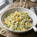 Sałatka z pora i jajek