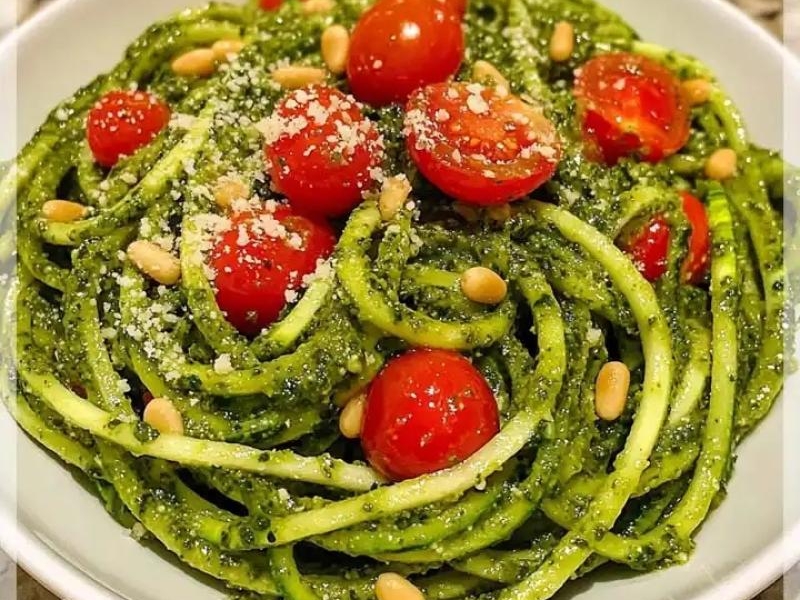 Makaron Zucchini z Pesto to zdrowy przepis