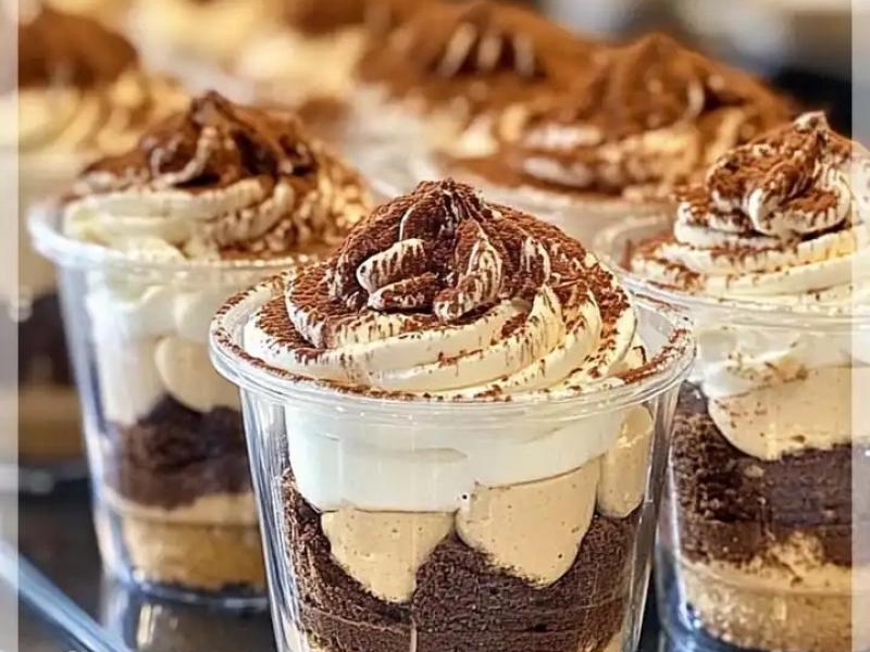 Mini Tiramisu w Kubkach to pyszny deser!