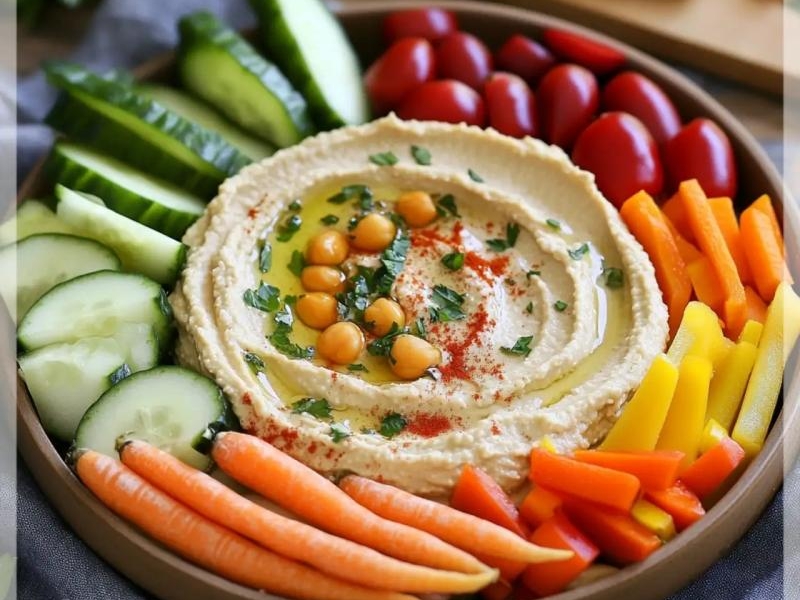 Hummus z warzywami – odkryj zdrowe przepisy!