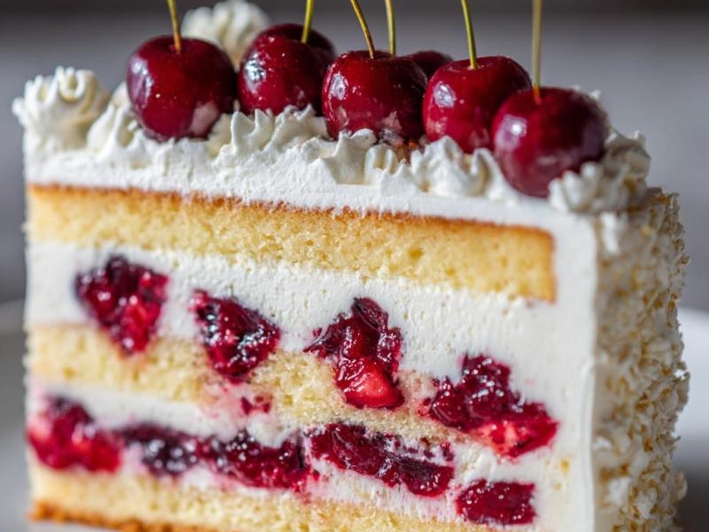 Ciasto wiśniowe z kremem mascarpone – odkryj jego smak!