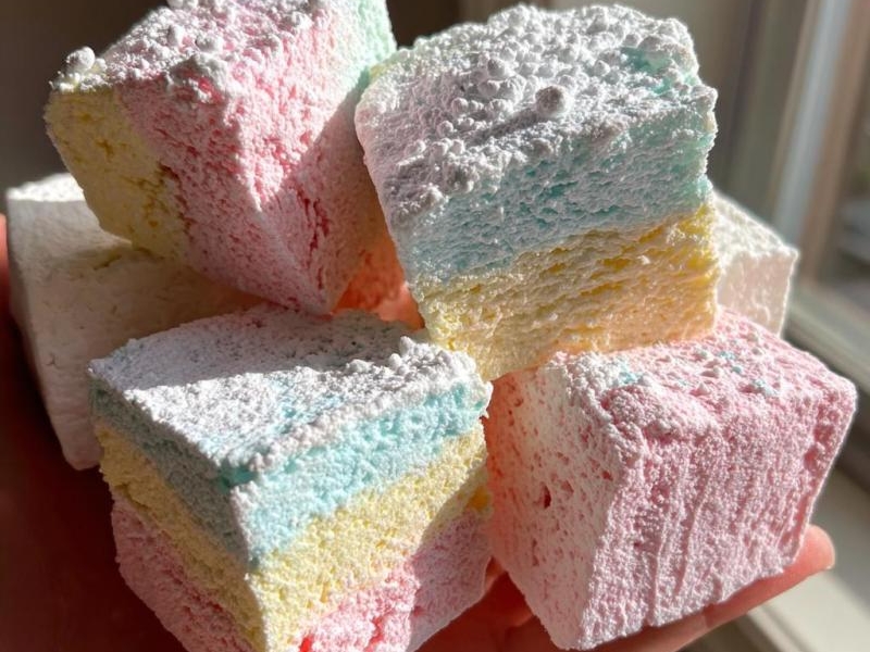 Cotton Candy Marshmallows are a Sweet Delight to Make