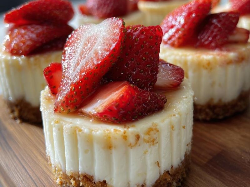 Mini Strawberry Cheesecakes: 5 Irresistible Sweet Bites