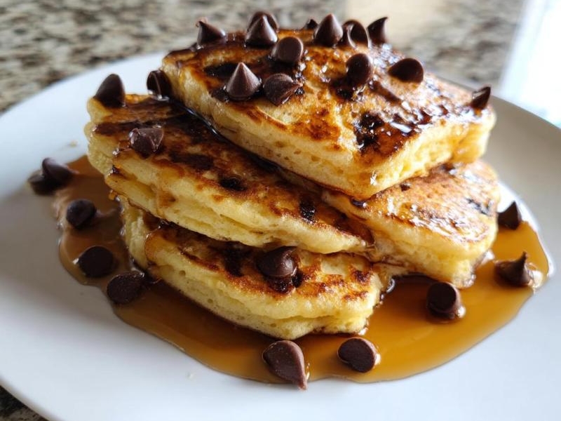 4 Ingredient Chocolate Chip Pancakes That Bring Pure Bliss