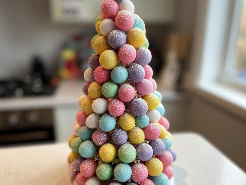 Pastel Candy Christmas Tree: 5 Steps to Holiday Magic