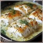 Pieczony Halibut z...