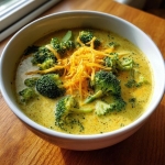 Brócoli cheddar soup: 7...