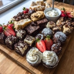 dessert board platter: 7...