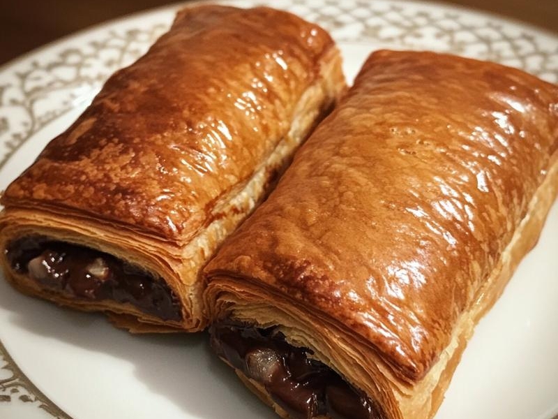 Domowe pain au chocolat – maślane, chrupiące i pełne czekolady