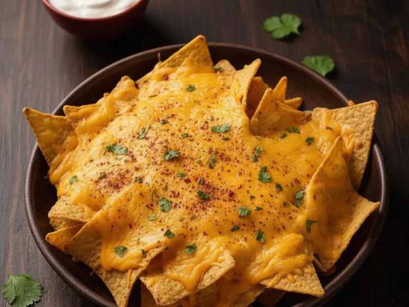 Chrupiące Nachosy z tortilli z Serem w 10 Minut!