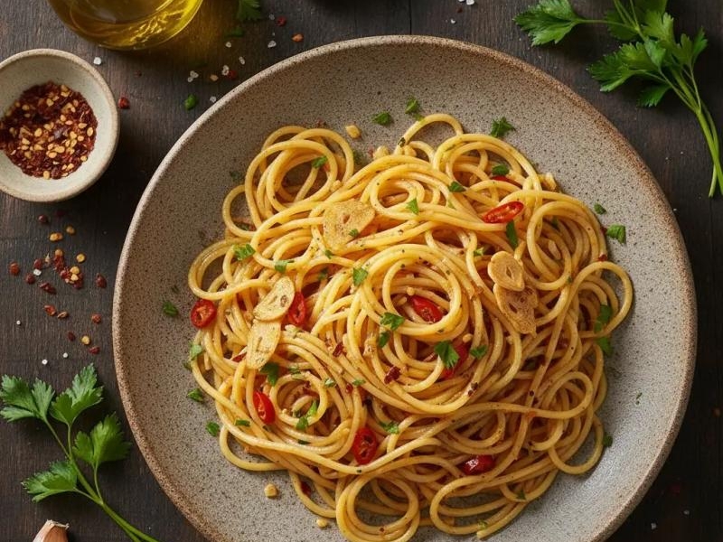 Spaghetti Aglio Olio w 10 Minut