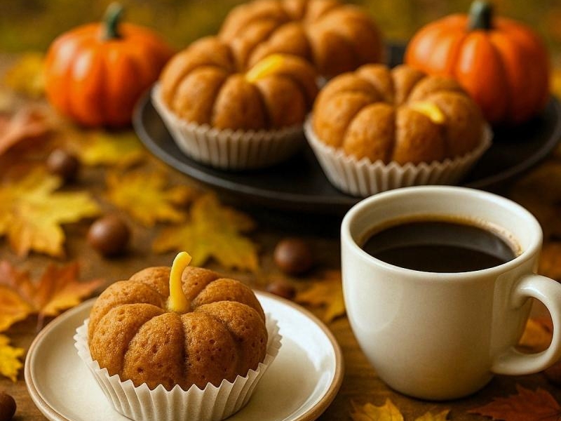 Magia w ogrodzie i dyniowe babeczki na Halloween