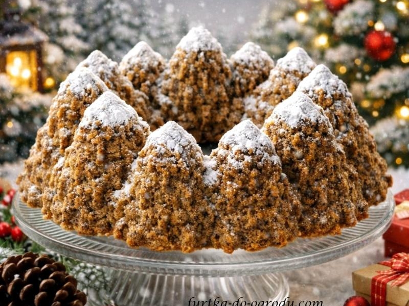 Świąteczne ciasto z makiem i orzechami