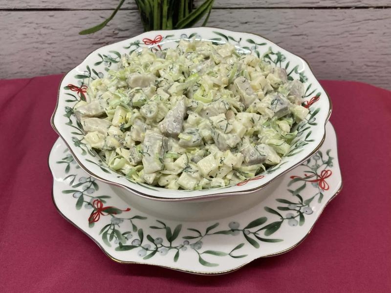 Sałatka śledziowa z porem