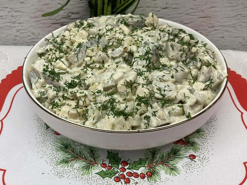 Śledzie w sosie tatarskim