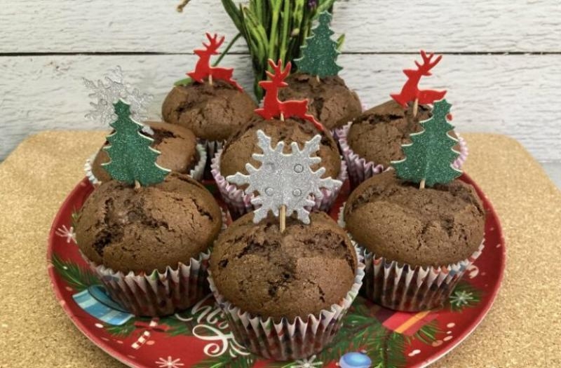 Babeczki piernikowo czekoladowe