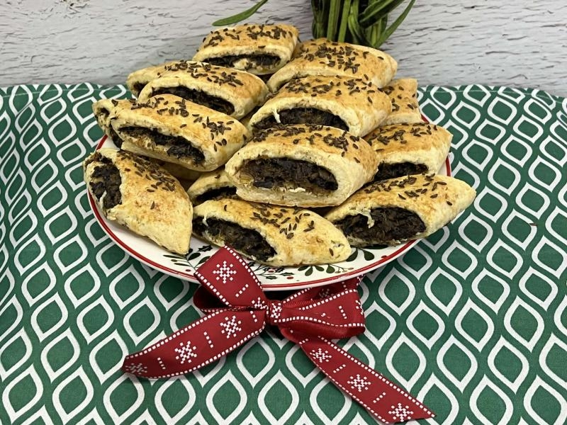 Paszteciki wigilijne do barszczu czerwonego