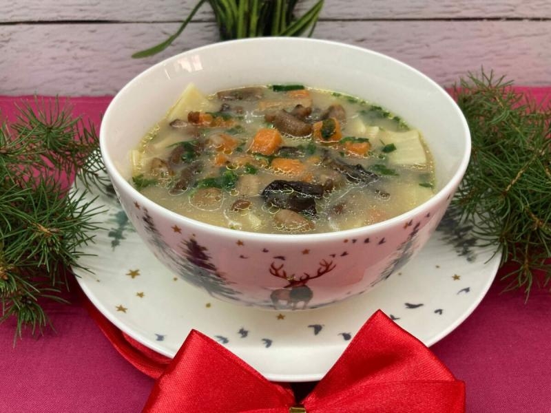 Zupa grzybowa na wigilię