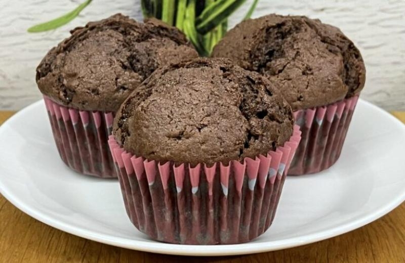 Muffinki mocno czekoladowe