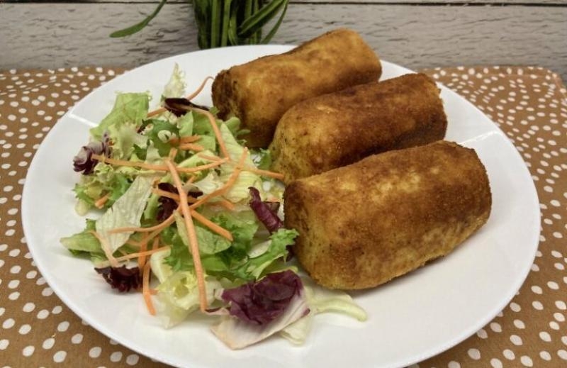 Krokiety ziemniaczane z mięsem