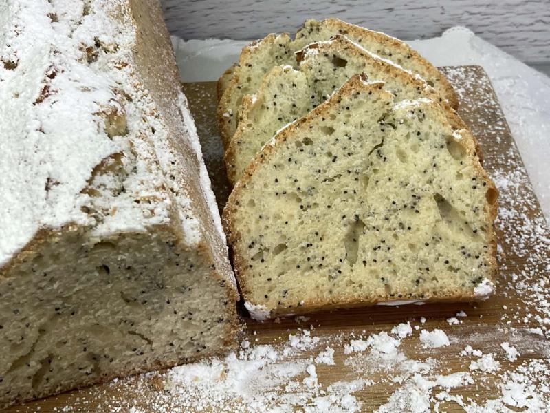 Szybkie ciasto makowo waniliowe