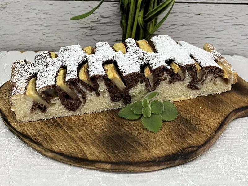 Ciasto na oleju z jabłkami na dużą blachę