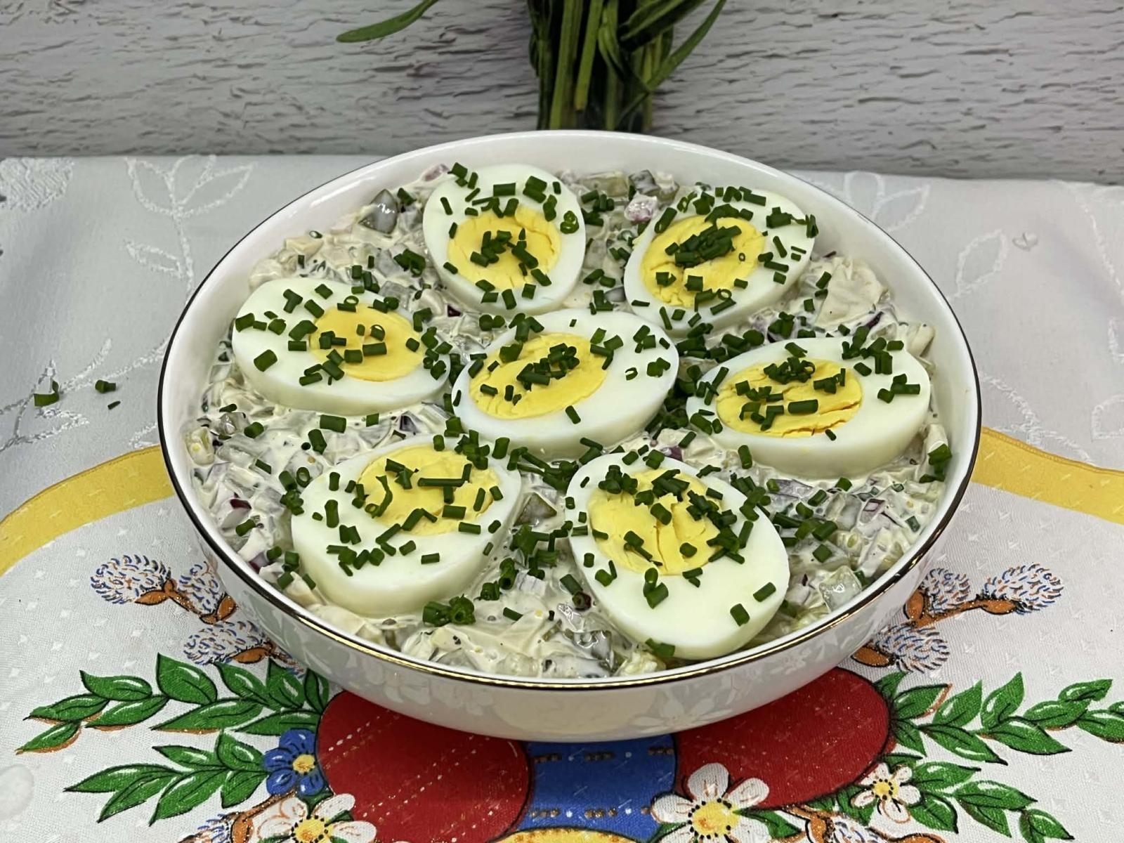 Jajka w sosie tatarskim