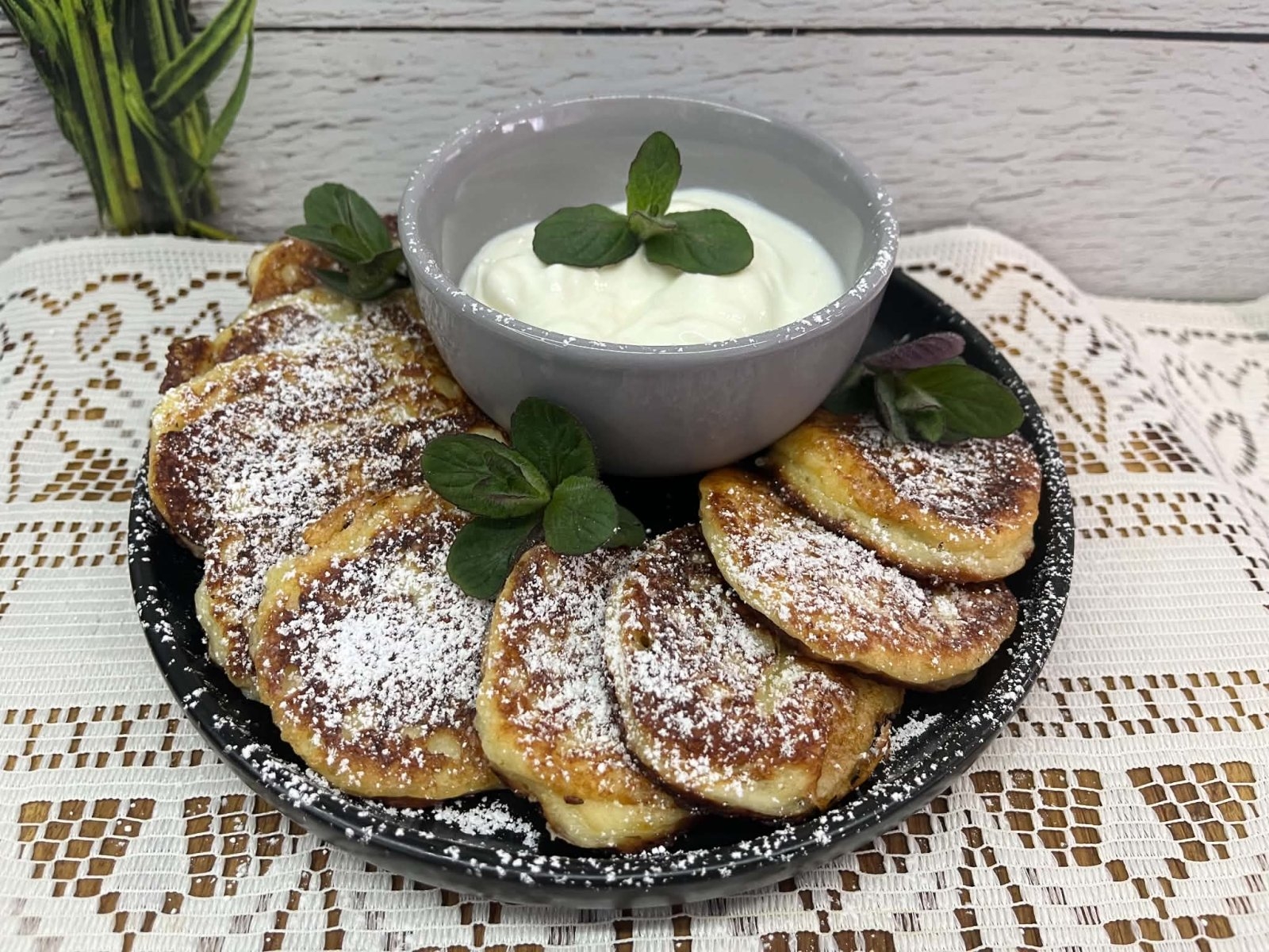 Szybkie i proste placuszki bananowo serowe