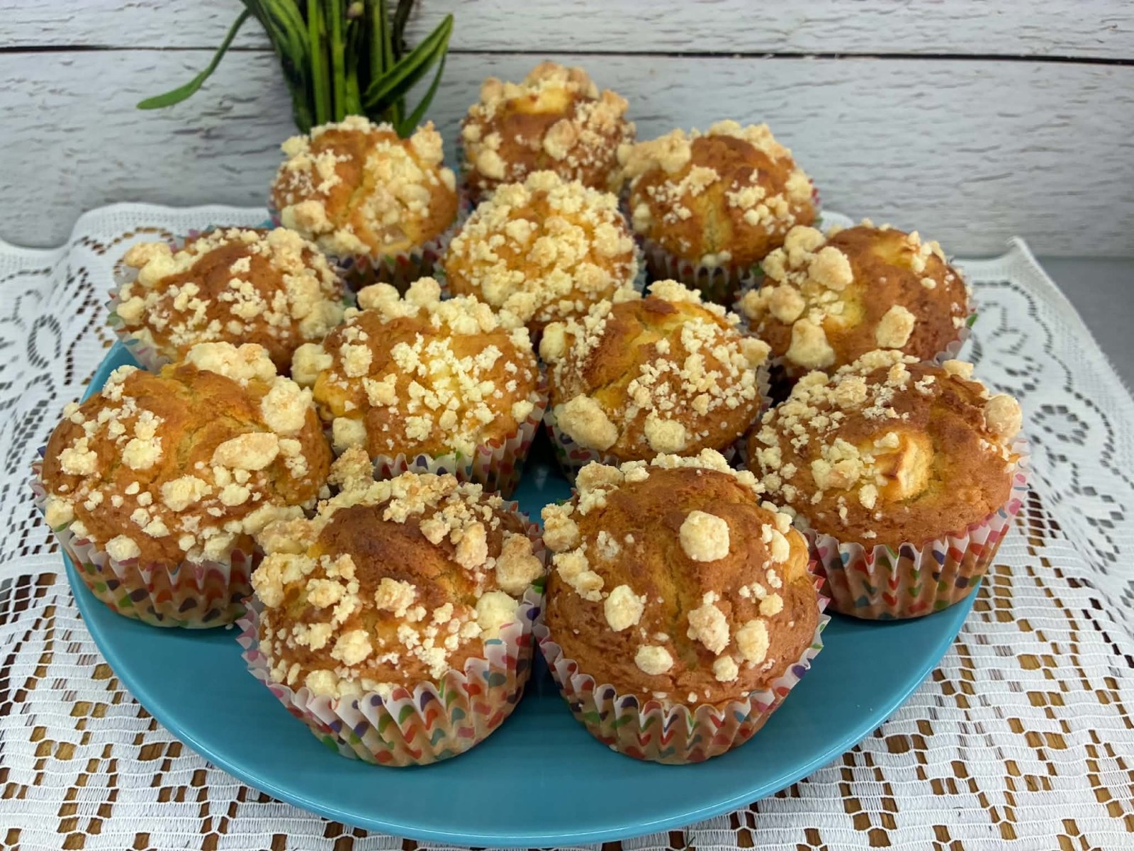Szarlotka w formie muffinek