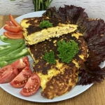 Omlet z serkiem wiejskim