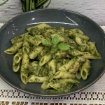 Penne ze szpinakiem i...