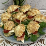 Mini rogaliki z ciasta...