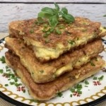 Smażony chlebek w jajku