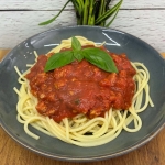 Spaghetti z mięsem...