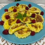 Pierogi z białym serem...