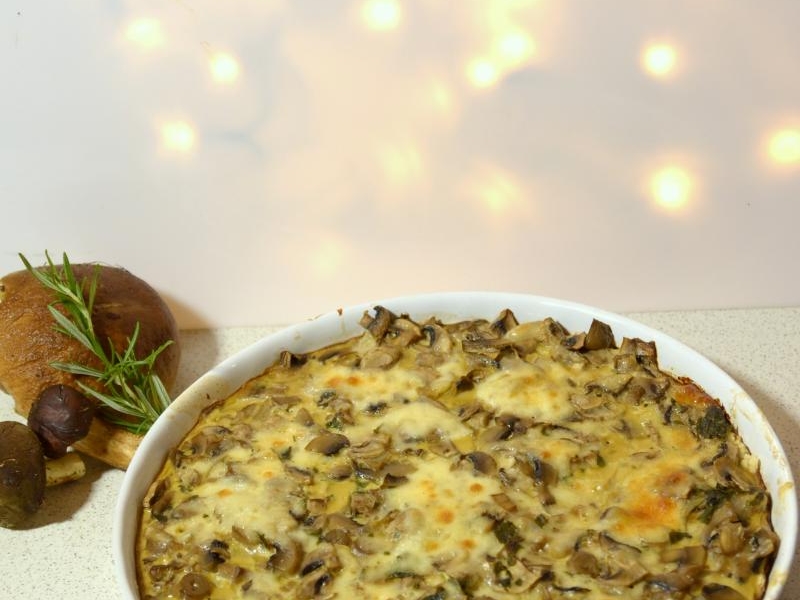 TARTA Z PIECZARKAMI