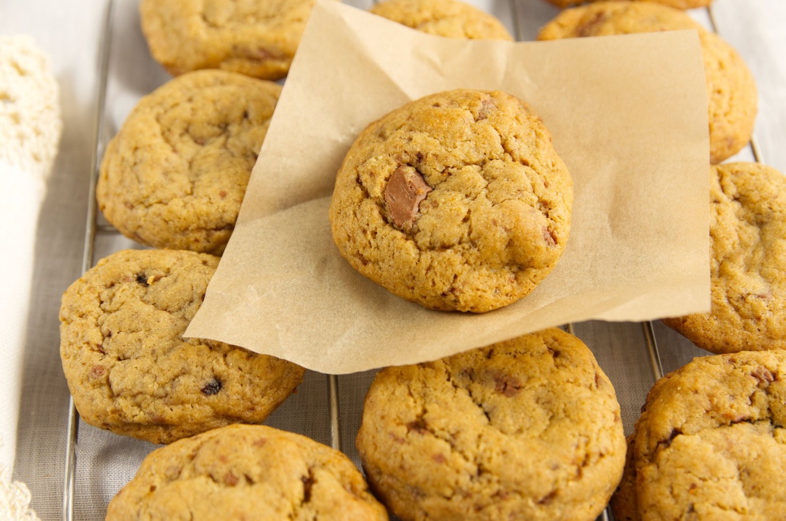 Ciasteczka bananowe z czekoladą