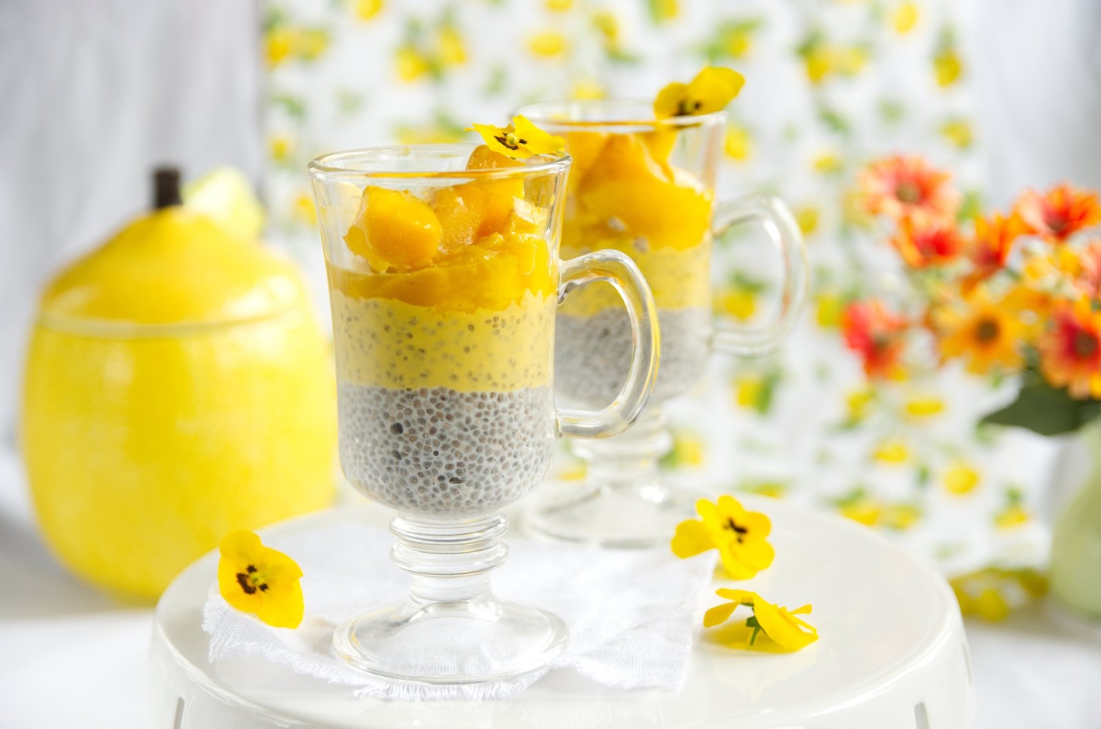 Pudding chia z mango