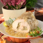 SCHAB Z  JABŁKAMI...