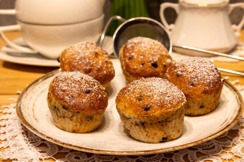 Muffinki bananowe z czekoladą