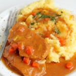 Schab w sosie z porem i...