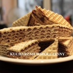 Wafle z kremem