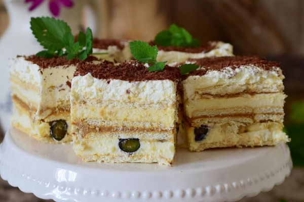 Krówka bananowo-borówkowa